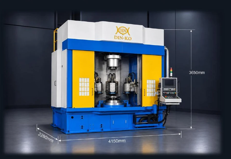 VFFM700H-6AXIS 三滾輪立式流動旋壓設備
